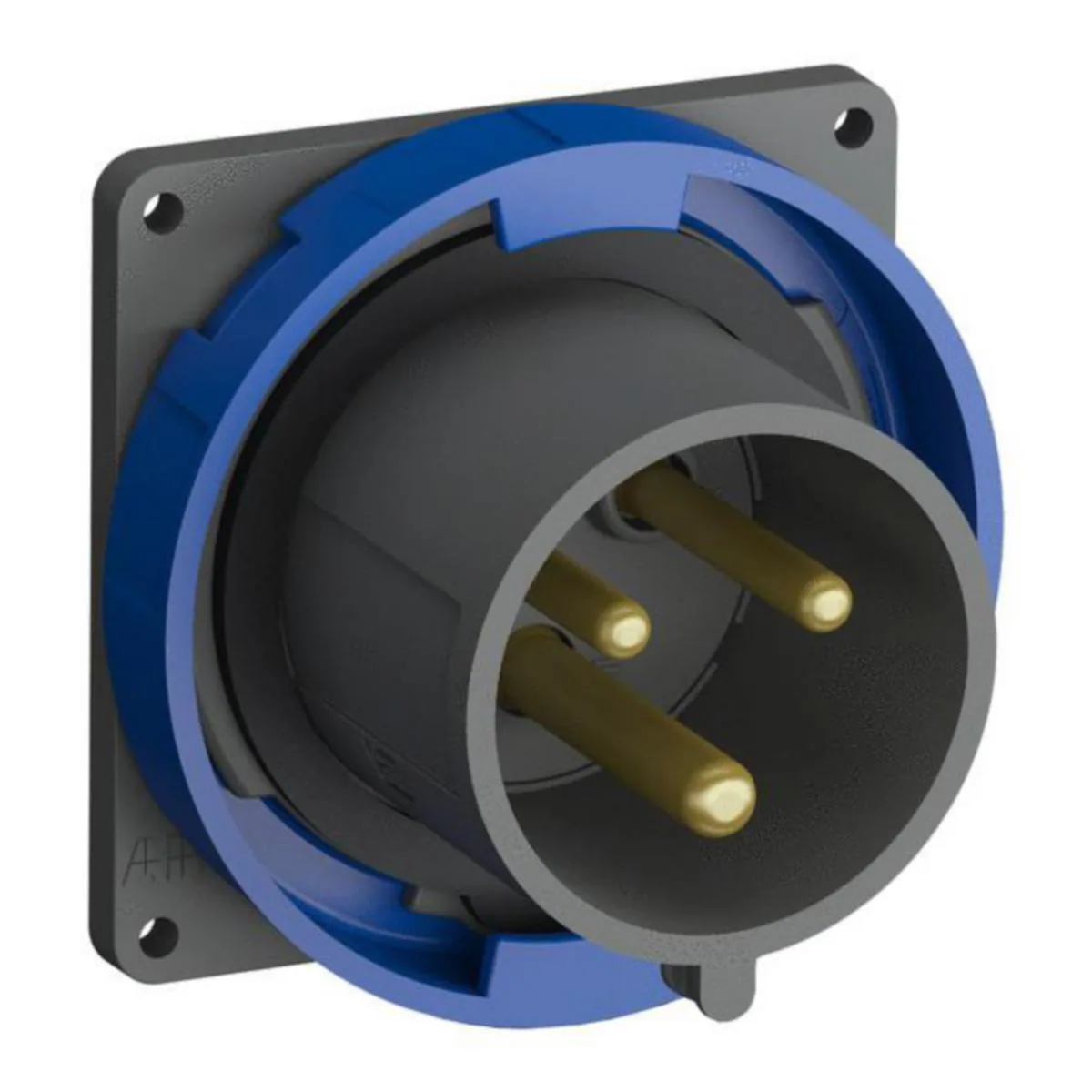 Kojevastake Amphenol Easy & Safe 6H, 32A, IP67, 2P+E – sininen