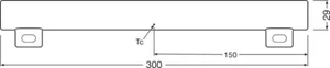 Lineaarilamppu Osram LEDinestra - LINEAARILAMPPU OSRAM S14S 3W/927 270LM DIM FR 30CM
