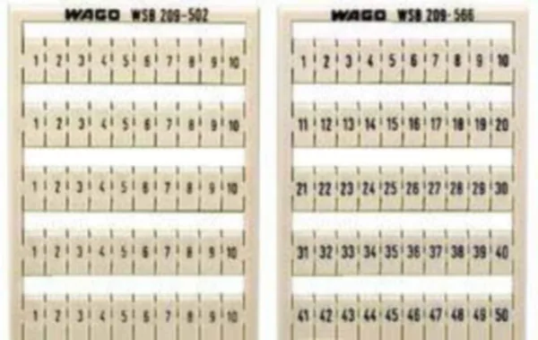 Merkintäkilpi Wago 209-504