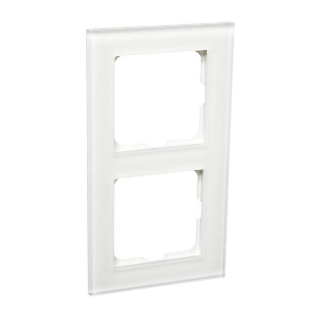 Peitelevy ELKO Plus Option-kehys 2OS/IP20/86MM VAL LASI OPTION – valkoinen