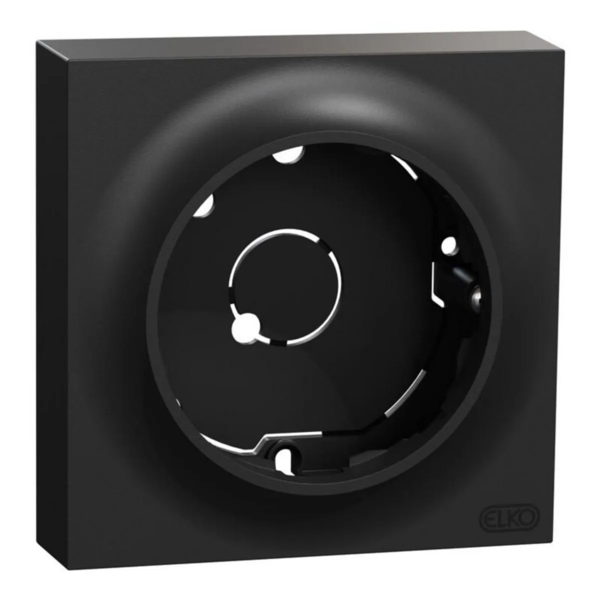 Pintakehys ELKO One Matala Surface Mounted Box 1-gang low – musta