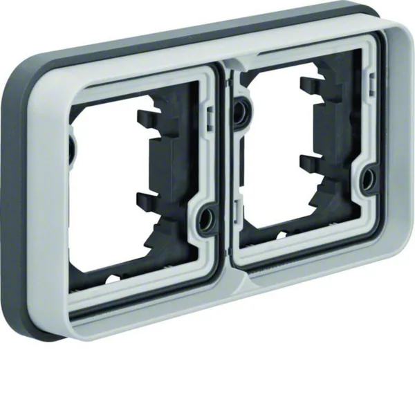 Pintakehys Hager W.1 2-f. flushm. horiz gray