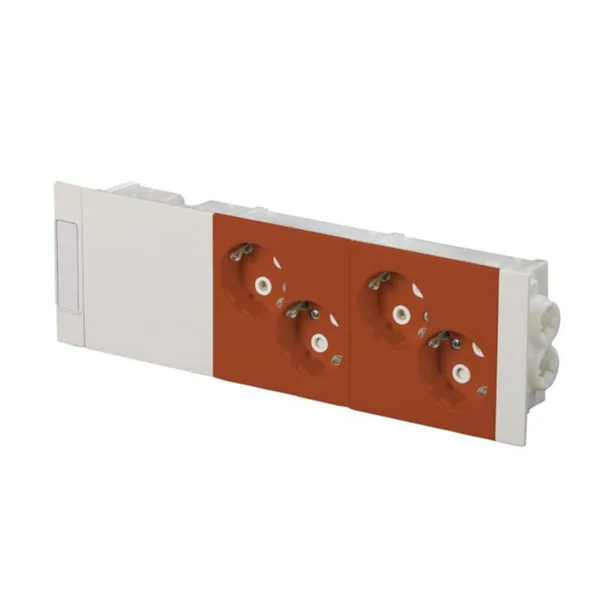 Kanavapistorasia ABB ProDuct esikytketty 4-osainen 4S/16A/IP20 KYTK. ORA