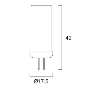 Pienoislamppu Sylvania ToLEDo Retro G4 - PIENOISLAMPPU TOLEDO RETRO G4 2,3W 12V 827 250LM