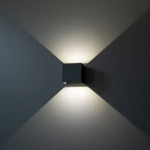 Seinä/kattovalaisin FTLight Iina - SEINÄ/KATTOVALAISIN ULKO IINA 2X5W MUSTA 4000K