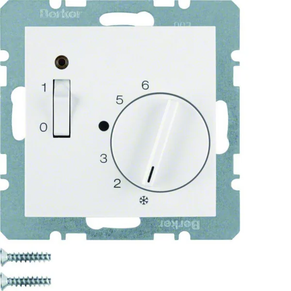 Huonetermostaatti Hager S.1 5/30 1A 10A 24V KYT/MV VAL