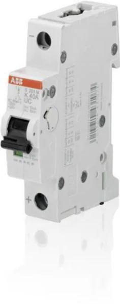 Johdonsuojakatkaisija ABB S200MUC 1-pole Z-char. 40A