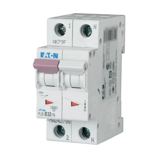 Johdonsuojakatkaisija Eaton Xpole PLZ6-D32/1N-MW