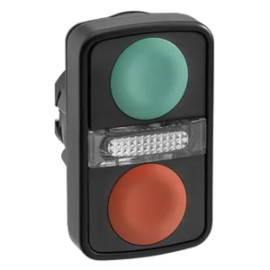 Kaksoispainike Schneider Electric Harmony - KAKSOISPAINIKE HARMONY ZB5AW7A3740 M.VALO