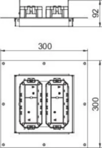 Lattiarasia OBO UFS RKSN2 - LATTIARASIA UFS RKSN2 4 KR V20, 6-MOD, RST