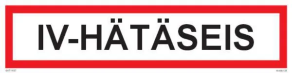 Merkintätarra Malkit Paloala IV-HÄTÄSEIS 200X50