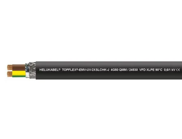 Ohjauskaapeli Helukabel Topflex®-EMV-UV-2XSLCHK-J