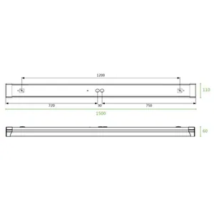 Pinta-asennusvalaisin ELIFE Minikotiloiste - PINTA-ASENNUSVALAISIN ELIFE MINIKOTILOISTE IP54 47W 840