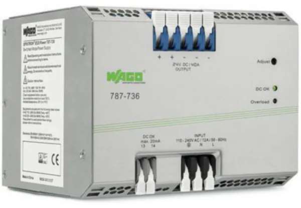 Teholähde Wago Eco-Power 787-736 24 VCD 40A