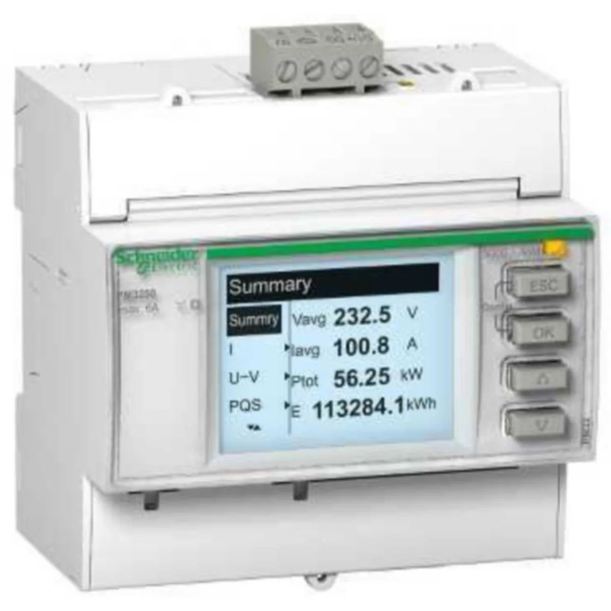 Tehomittari Schneider Electric PM3000-sarja PM3250 CT X/5 MODB