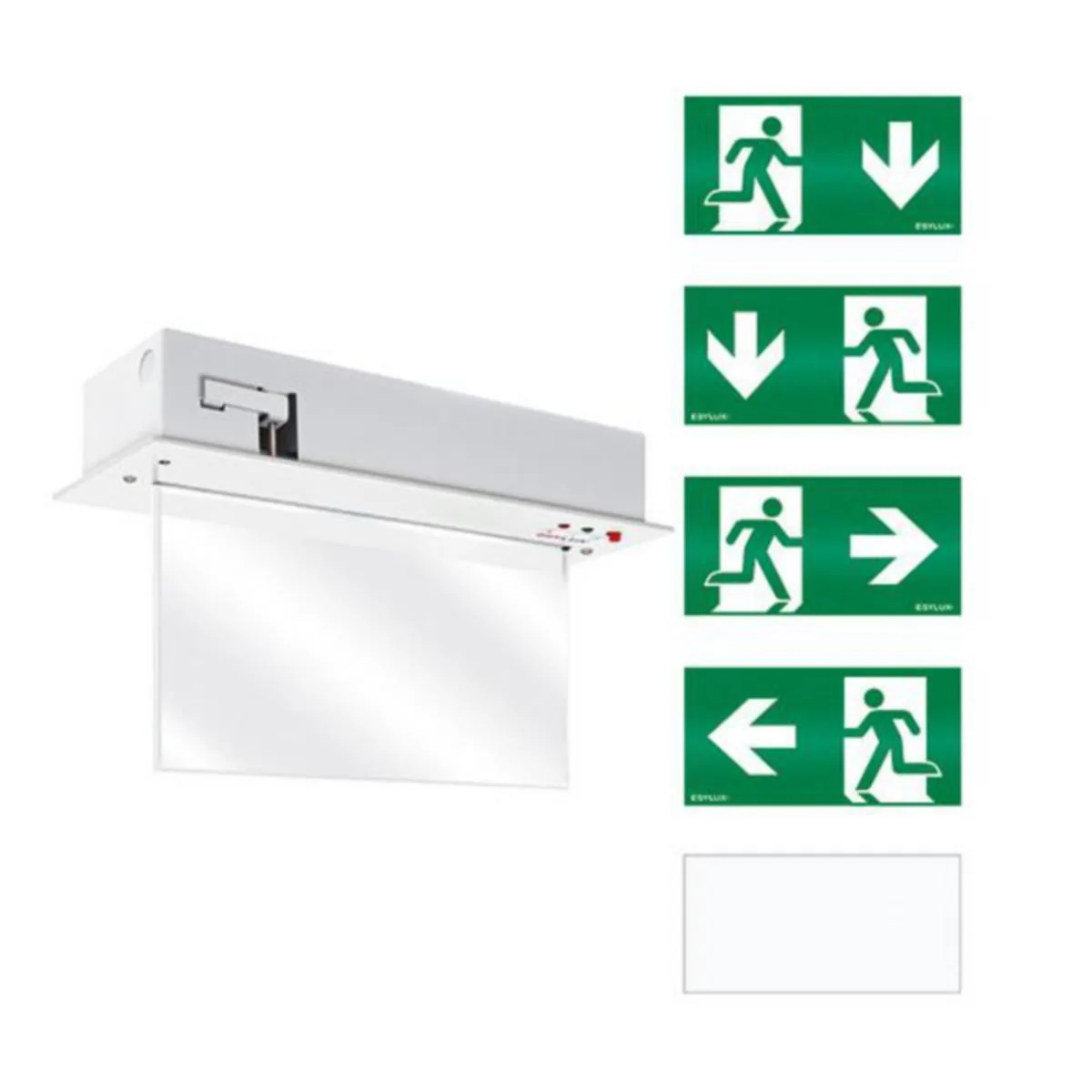Turvavalaisin ESYLUX SLC/SLD SLC EL LED 3H 25M IR SC/C RM – valkoinen