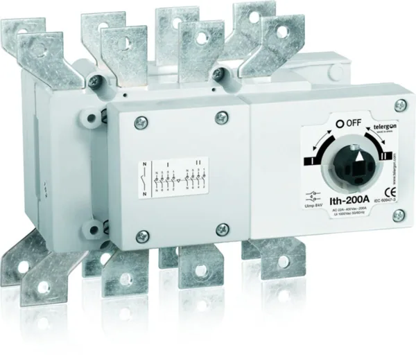 Vaihtokytkin Telergon S5000 160A-200A S5F02003NS0 4X200A 1000V 7KA