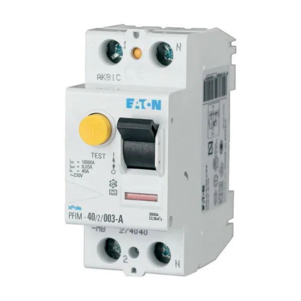 Vikavirtasuojakytkin Eaton Xpole PFIM-63/2/003-A-MW