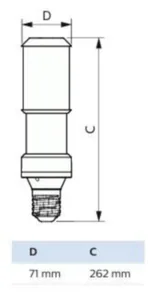 Ympärisäteilevä lamppu Philips MAS LED SON-T - YMPÄRISÄTEILEVÄ LAMPPU MAS LED E40 740 12000LM 150W=65W IF