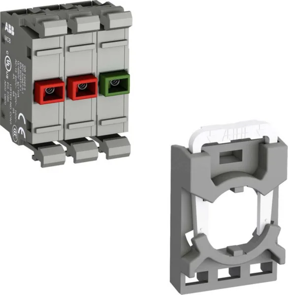 Kosketinelementti ABB Modular MCB KOLMOISLOHKO+PIDIN 1NO,2NC