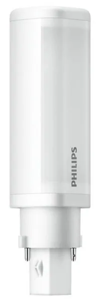LED-pistokantalamppu Philips CorePro G24D-1 830 13=6W PLC 2P EM230V