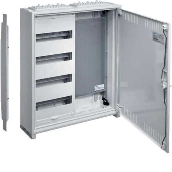 Moduulikotelo pinta/uppo Fe Hager Univers datatilalla FWB42K1 4X12M+DATATILA IP31