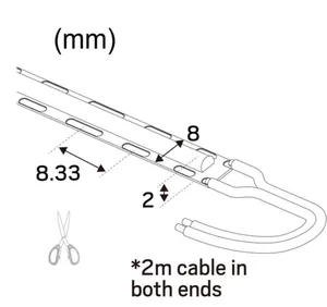 Valoprofiili/-nauha Hide-a-lite LEDstrip 24V Line - VALOPROFIIL/NAUHA LEDSTRIP 24V IP20 1000LM/M 10,3W 927 /M