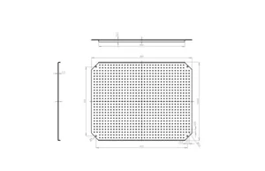 Asennuslevy Fibox MP Arca - ASENNUSLEVY ARCA MPMP ARCA 5040