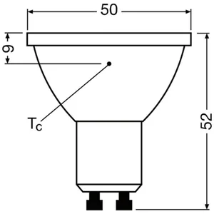 Kohdelamppu Ledvance Performance Spot PAR16 - KOHDELAMPPU PERFORMANCE SPOT PAR16 8W/830 750LM GU10 DIM120