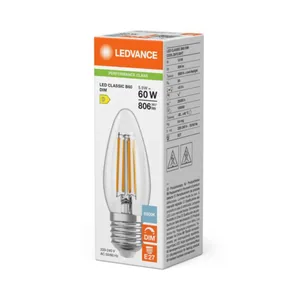 Kynttilälamppu Ledvance Performance Classic - KYNTTILÄLAMPPU LEDVANCE CLB 5,9W/865 806LM E27 DIM CL