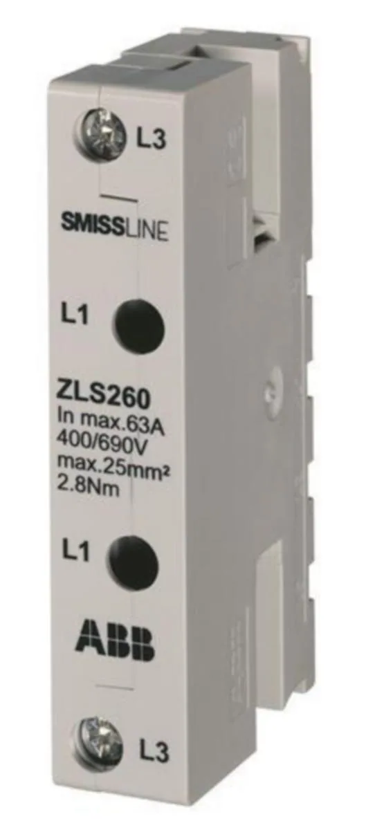 Syöttöliitin ABB Smissline - SYÖTTÖLIITIN SMISSLINE 2-NAPAINEN L1 L3 63A