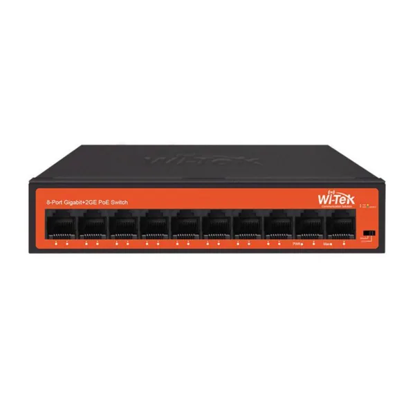 Ethernet kytkin Wi-Tek 8XGE 8XPOE 65W
