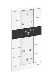 Huonetermostaatti ABB-free@home - HUONETERMOSTAATTI ABB FREEHOME 10-OS T CO2 RH VOC VAL