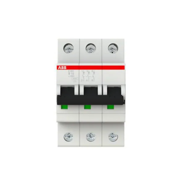 Johdonsuojakatkaisija ABB S200 B-käyrä 3-nap S203-B10