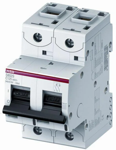 Johdonsuojakatkaisija ABB S800 S802S-B6, 2P B 6A
