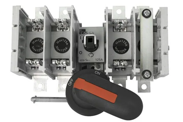 Kytkinvaroke C&S 125A SDF-D21SN 4P SWITCH NEUTR