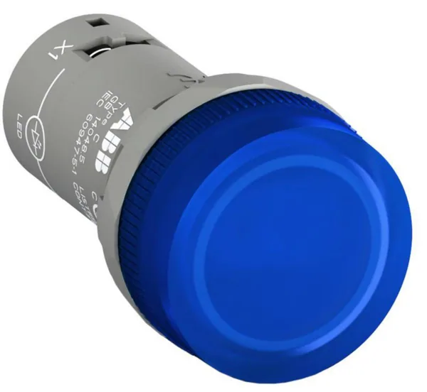 Merkkivalokaluste LED ABB SININEN, 110-130V DC