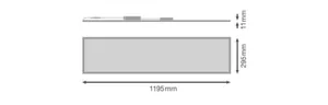 Moduulivalaisin Ledvance Panel Value - MODUULIVALAISIN PANEL VALUE PL CMFT 1200 33W/840 DALI