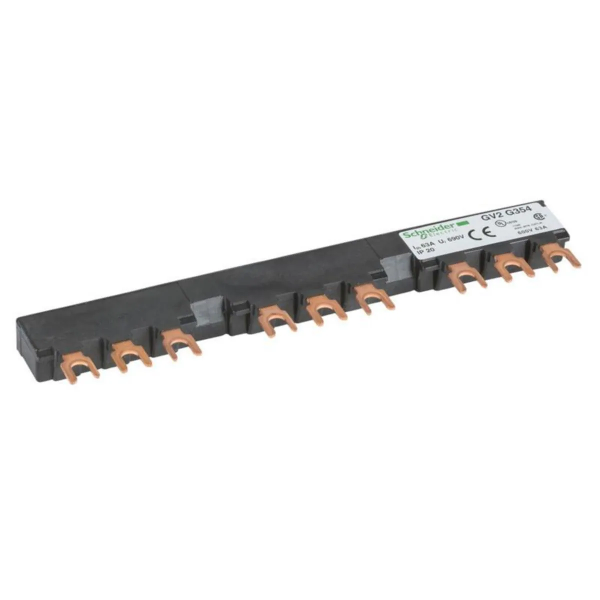 Rinnankytkentäkisko Schneider Electric TeSys, GV2G354 3-OS