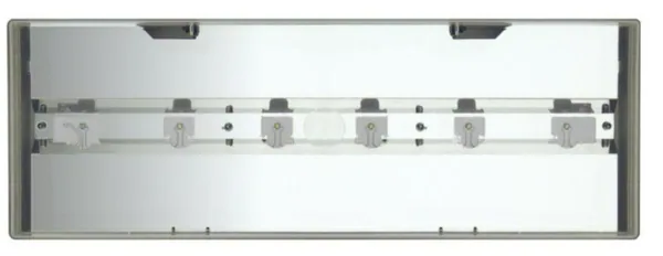 Turva / Poistumistievalaisin Teknoware Opas 82, ilman opasteita, TWT8251WKH 230VAC/DC LED
