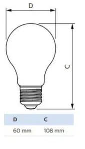 Vakiolamppu Philips Master Led - VAKIOLAMPPU MASTER LED E27 922/927 1055LM 75W=7.2W CL
