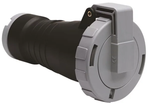 Voimajatkopistorasia Amphenol Tough & Safe 5H, 16A, IP67/IP69, 3P+E