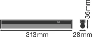 Yleisvalaisin pinta Ledvance Linear Compact Switch - YLEISVALAISIN P LINEAR COMPACT LN COMP SWITCH 300 4W/4000K