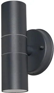 Seinävalaisin ulko Airam Alppila Double - SEINÄVAL ULKO ALPPILA DOUBLE IP44 2XGU10 GLC ANT