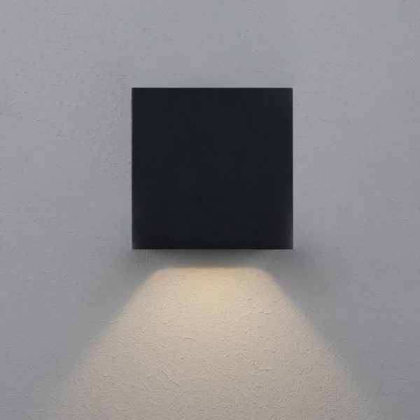 Seinävalaisin ulko Hide-a-lite Cube XL I, CUBE XL I ANTRASIITTI 3000K