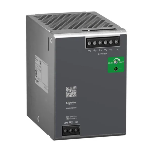 Teholähde Schneider Electric Modicon 24V/20A, 480 W