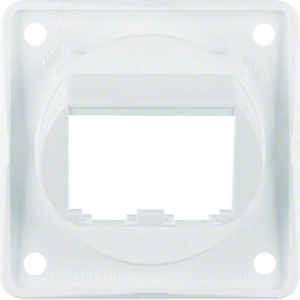 Telerasia Hager Integro Flow 2xRJ45 BTR/E-DAT white
