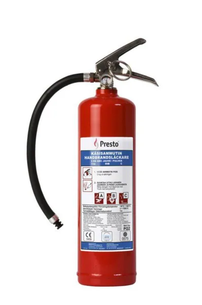 Jauhesammutin Presto SAMMUTIN 2 KG PG2A 13A 89B C JAUHE