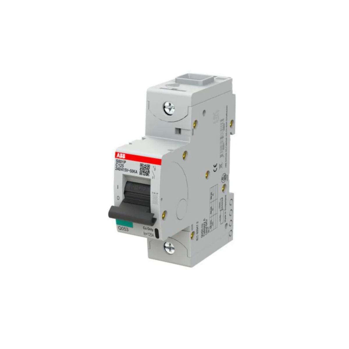 Johdonsuojakatkaisija ABB S800 S801P-C125, 1P C 125A