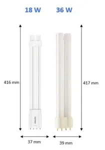 LED-pistokantalamppu Philips CorePro - LED-PISTOKANTALAMPPU COREPRO 2G11 840 2300LM 36W=18W 230V